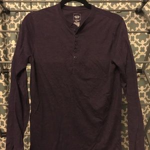 Purple Mossimo Henley